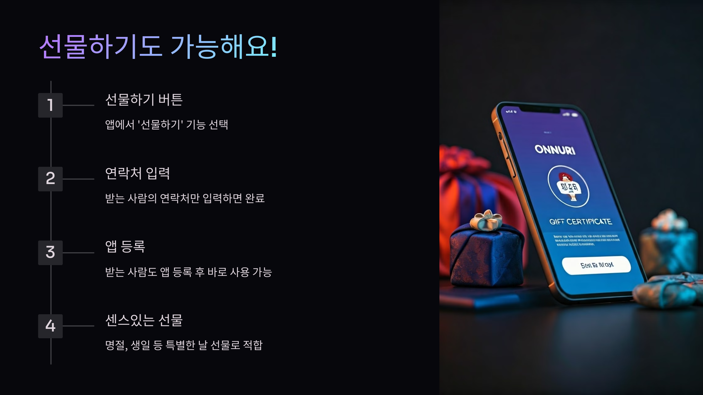 선물하기
