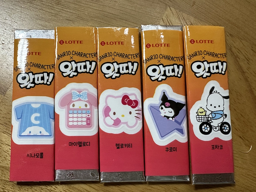 산리오 판박이 스티커