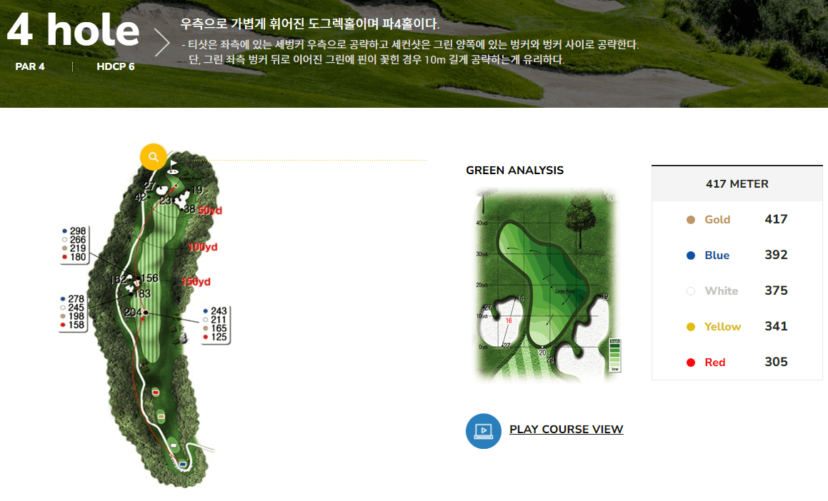 우리들 컨트리클럽 북코스 4