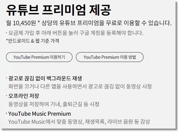 엘지 유플러스 KT 넷플릭스 요금제 