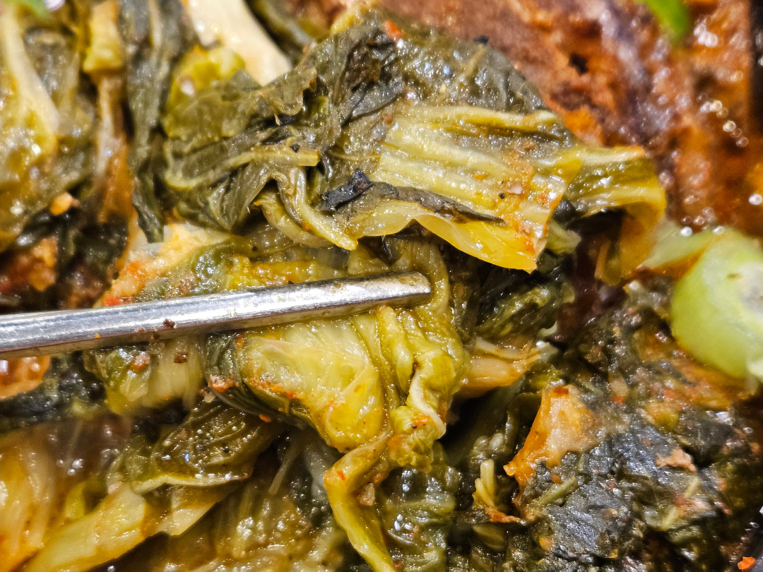 본가 왕뼈감자탕 시래기