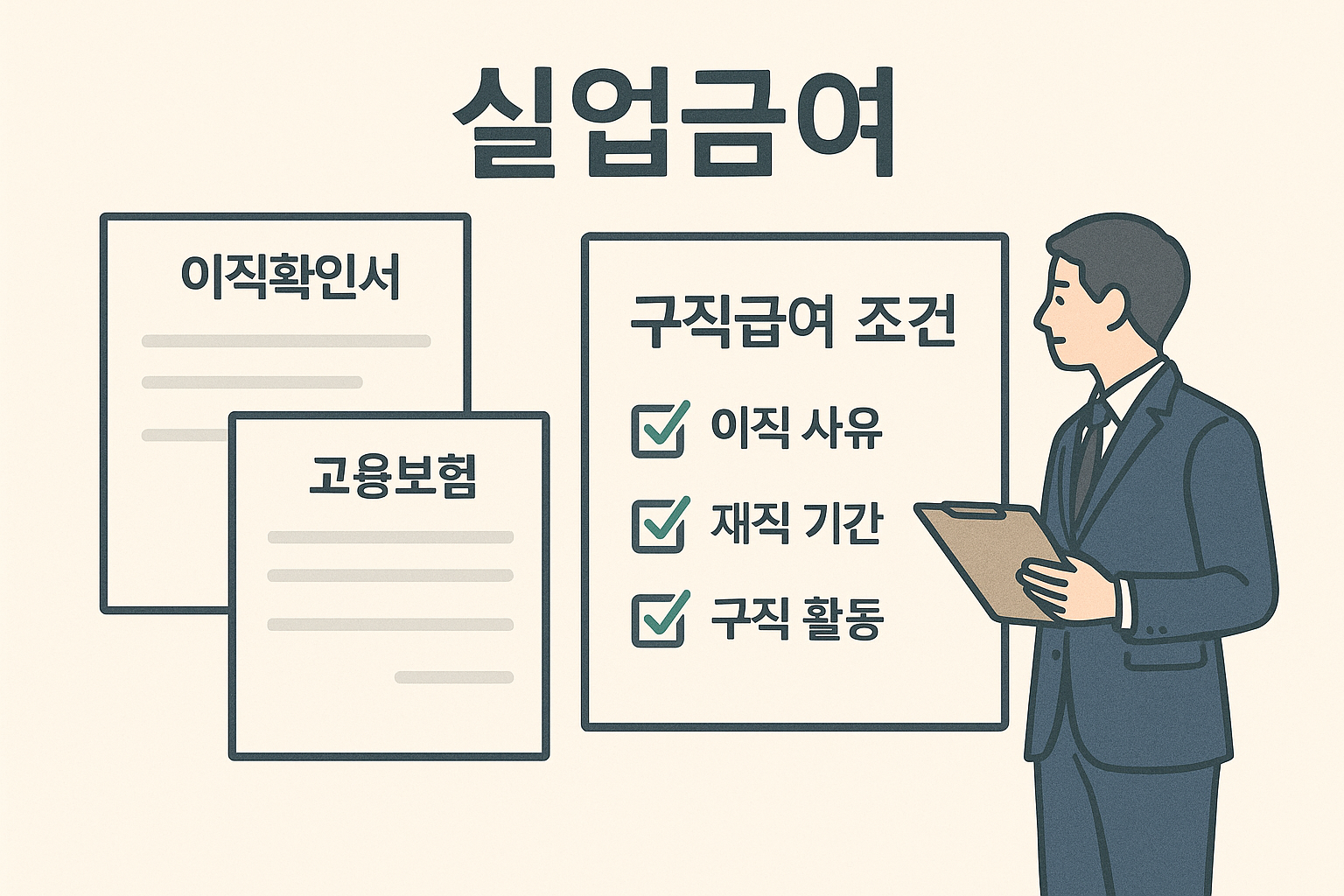 퇴사 후 구직급여 받는 법