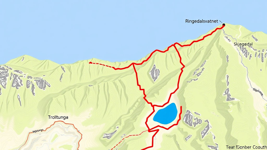 트레킹 코스 지도