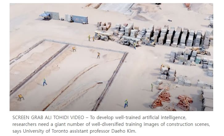 토론대 교수, "인공지능 이용 고차 건설 로봇 공학 추구" U of T prof seeks higher-order construction robotics using AI
