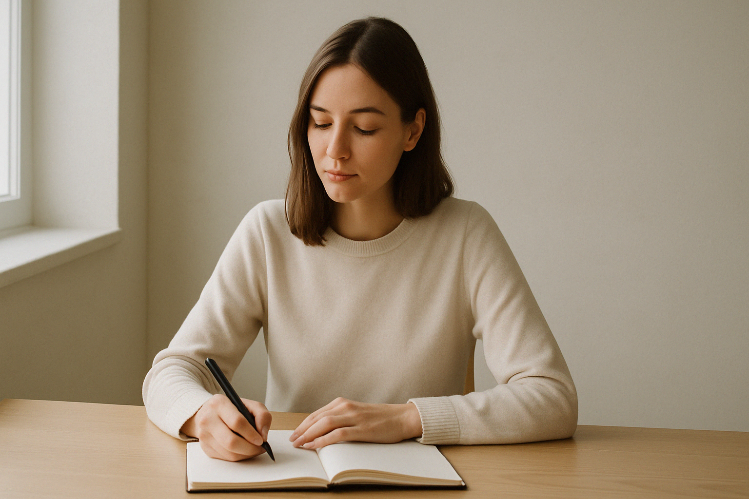 조용히 사색중인 인물(Ai생성이미지)