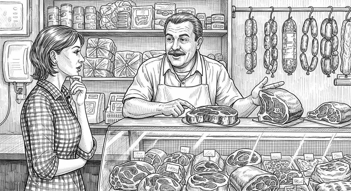 외국 정육점 쇼핑