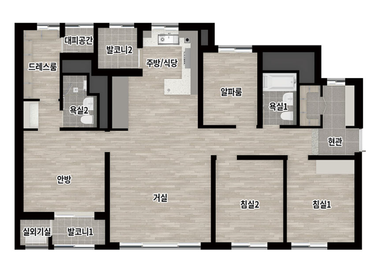 울산 라엘에스 평면도