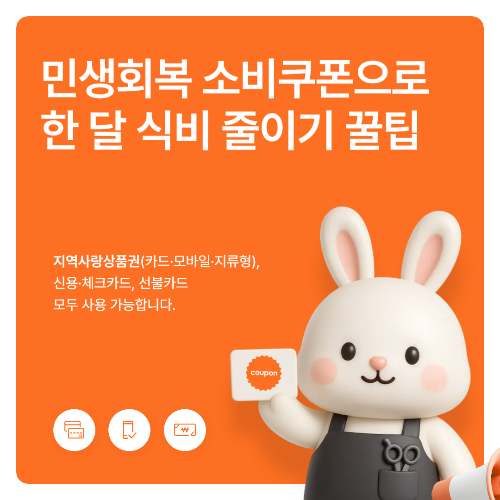 민생회복 소비쿠폰