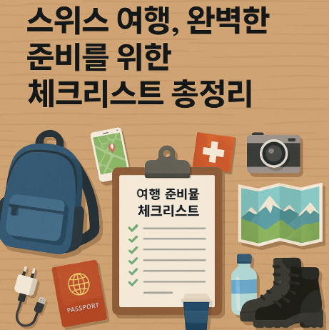 스위스 여행 체크리스트