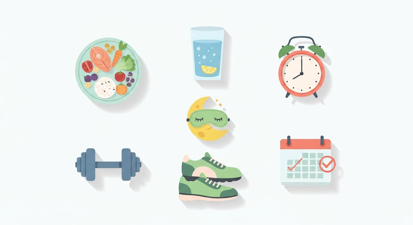 연말 스트레스 해소 7가지 건강 루틴 (식단, 수면, 운동)