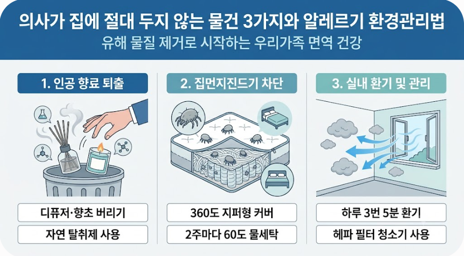 실내 환경관리 관련 인포그래픽