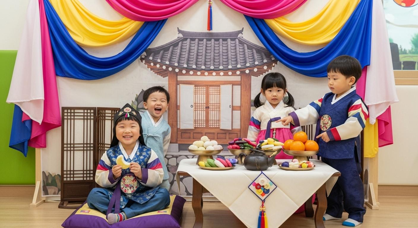 어린이집 추석 포토존