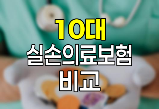 10대 실손의료보험 보험료 비교 분석
