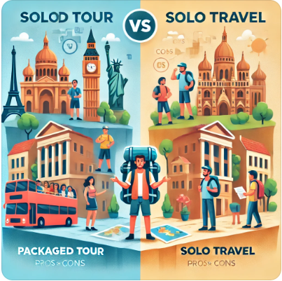 패키지 vs 혼자 유럽 여행 사진