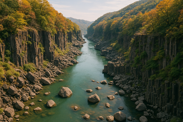 멍우리 협곡｜한탄강 유네스코 세계지질공원의 비경