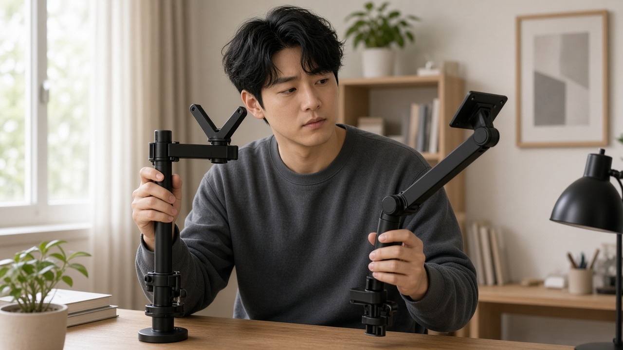 모니터암 고르는 법 활용
