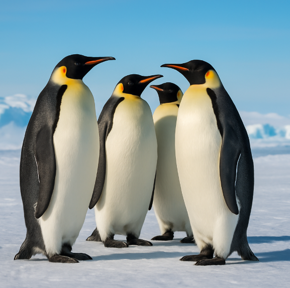 극지의 영하를 이겨내는 펭귄 (소개, 수온 적응력, 집단 행동)