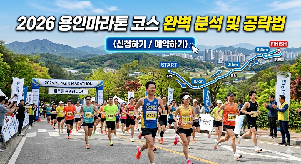 2026 용인마라톤 코스 완벽 분석