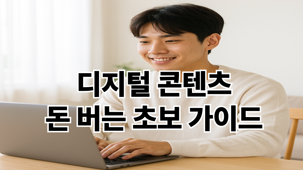 20대도 할 수 있다! '디지털 콘텐츠'로 돈 버는 초보 가이드 (판매 플랫폼 활용)
