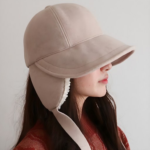 귀달이털모자 여성 귀도리모자