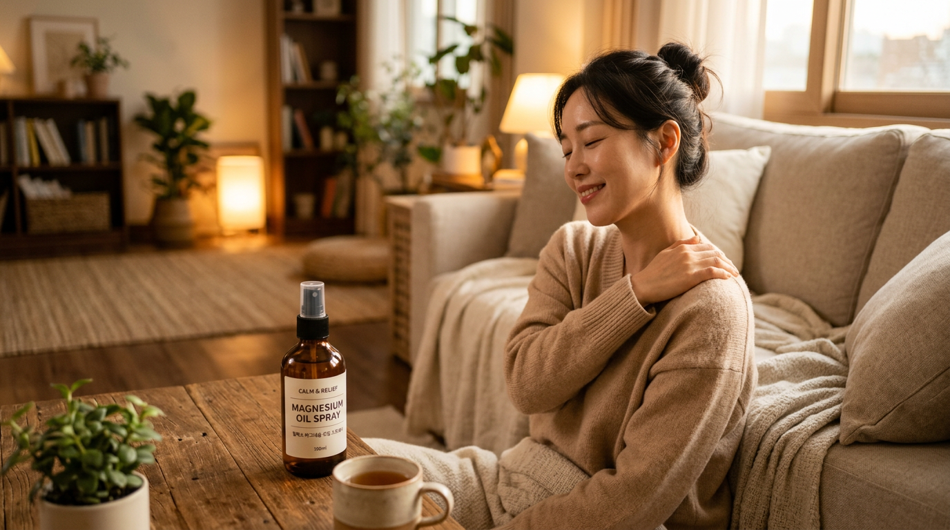 마그네슘 오일 추천 직장인 일상 사용