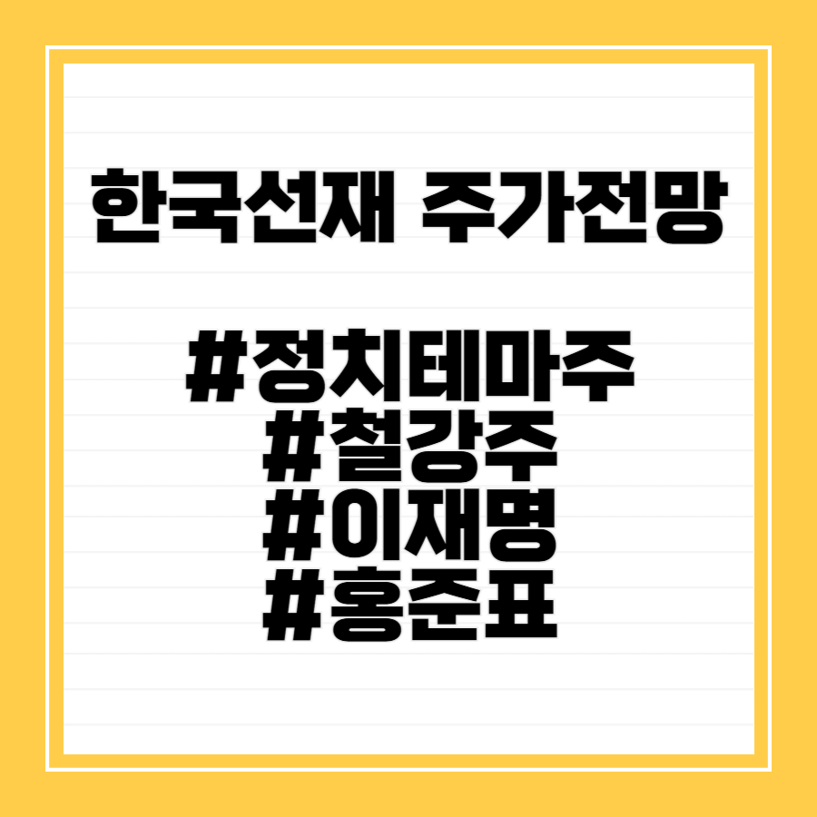 한국선재주가전망