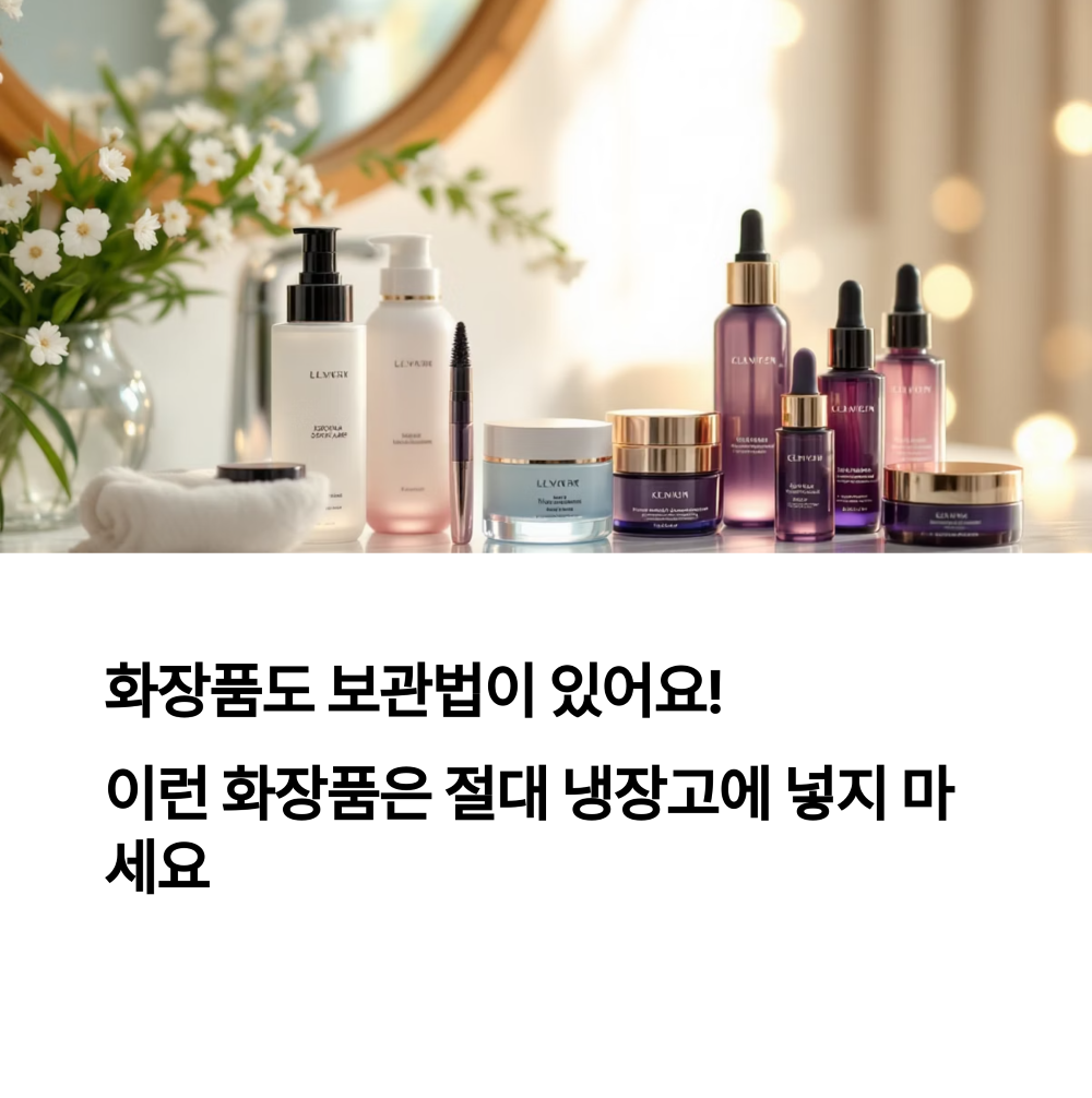 실온 화장품 보관법