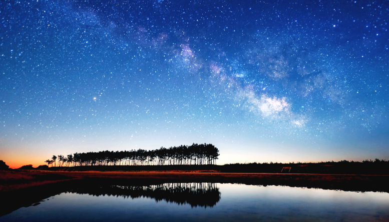 운여해변 일몰 &amp; 은하수