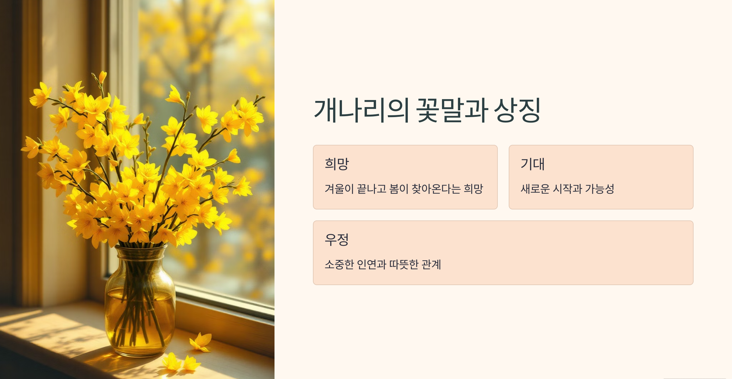 개나리꽃