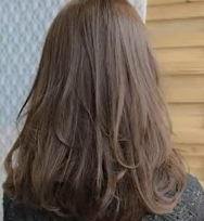 봄 웜톤 라이트 염색 올리브 브라운, 밀크 베이지