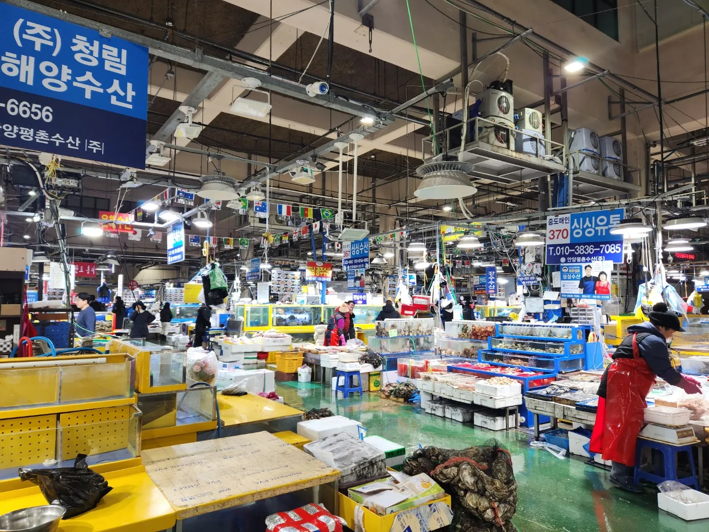 안양농수산물시장-내부
