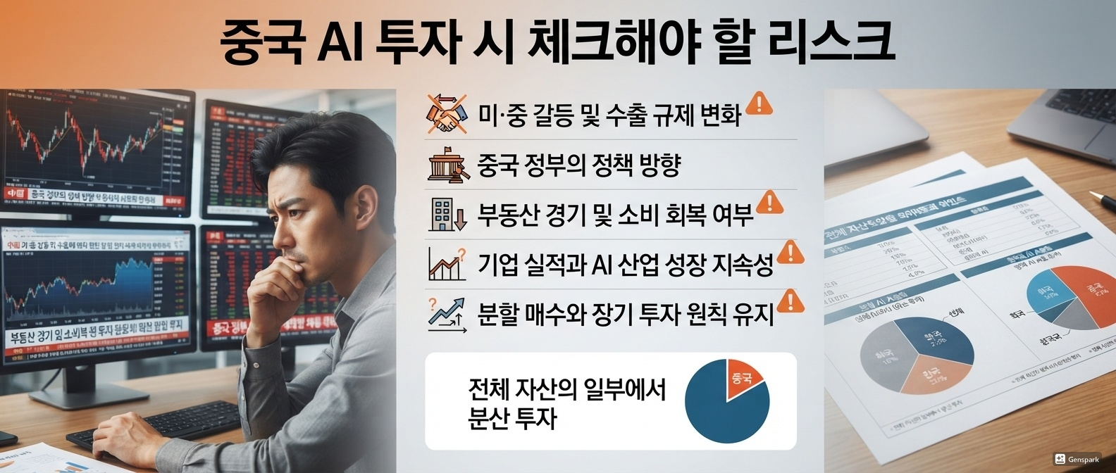 중국 AI 투자 시 체크해야 할 리스크