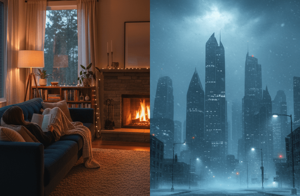 실내vs실외: 몰입감을 결정하는 공간 이미지