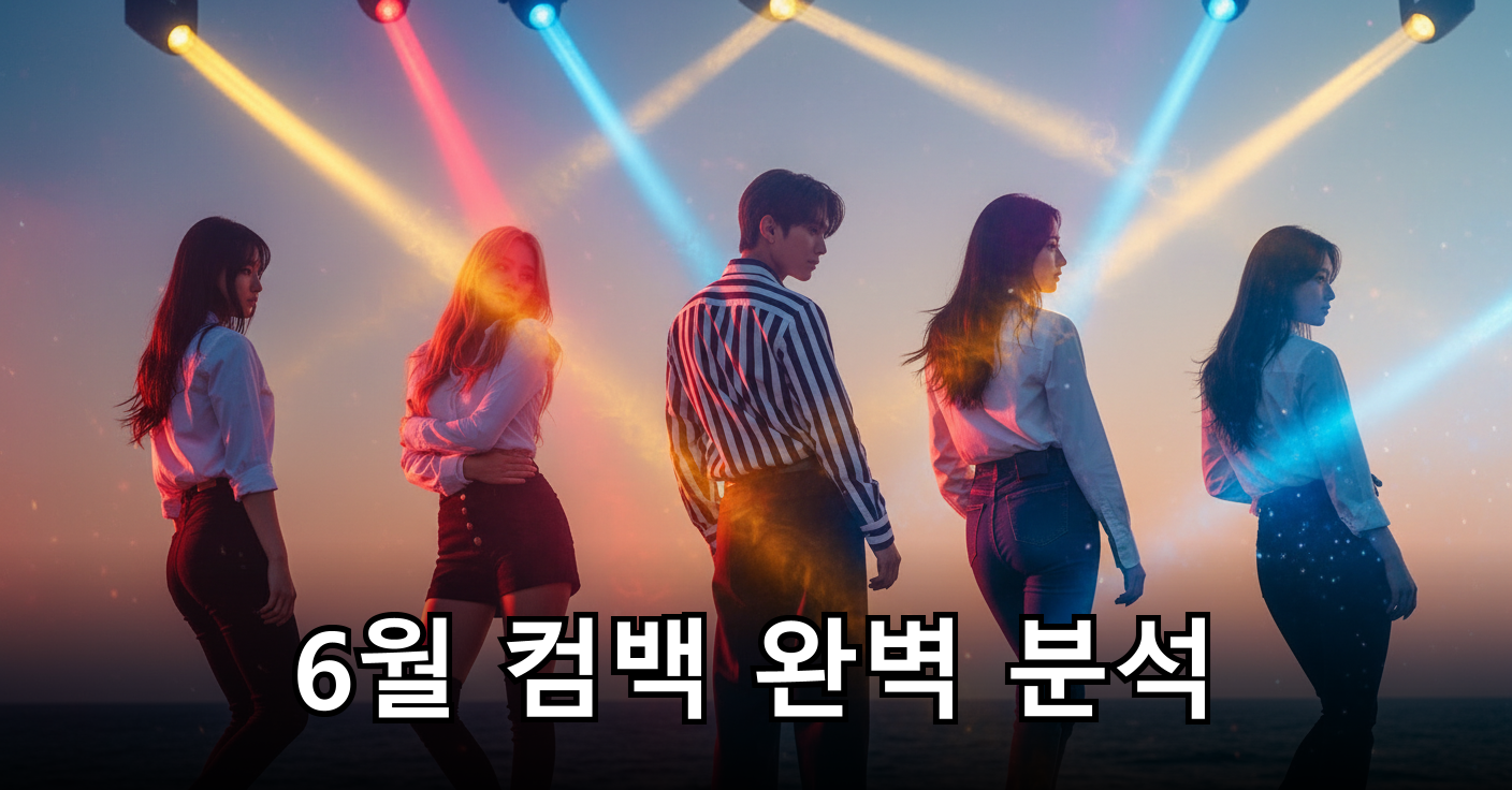 화려한 무대 조명 아래 퍼포먼스