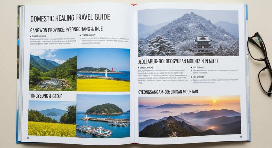 자연을 만끽하며 몸과 마음을 치유할 수 있는 국내 힐링 여행지 추천