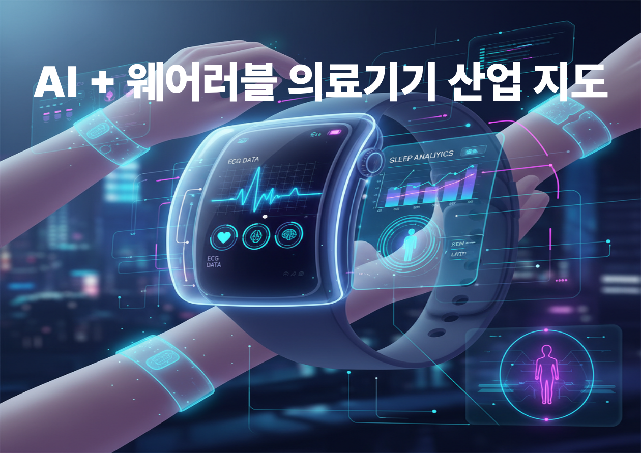 AI + 웨어러블 의료기기 산업 지도 2025 - '몸의 데이터'를 읽는 시대의 도래