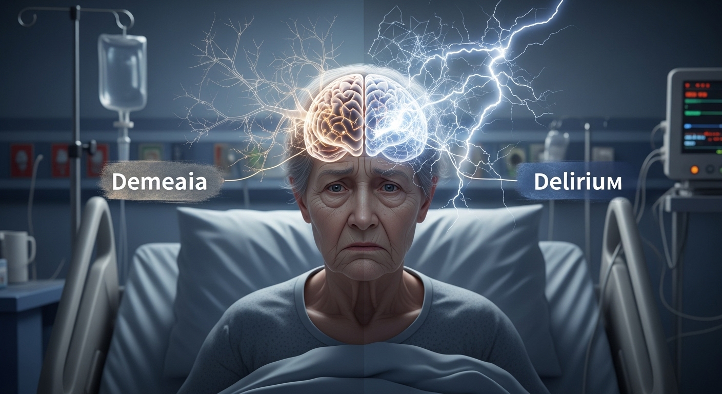 갑자기 찾아온 혼란, '섬망증상 치매'일까?