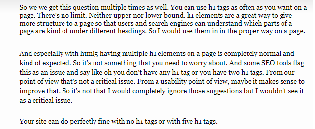 헤딩 태그 사용 이미지