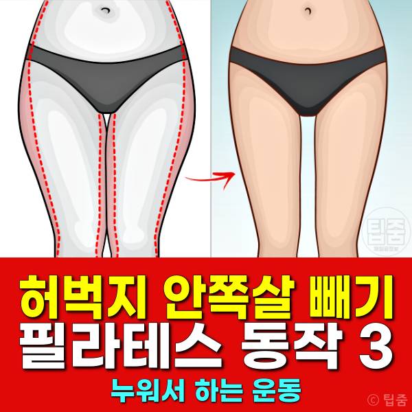 허벅지 안쪽살 빼기 필라테스