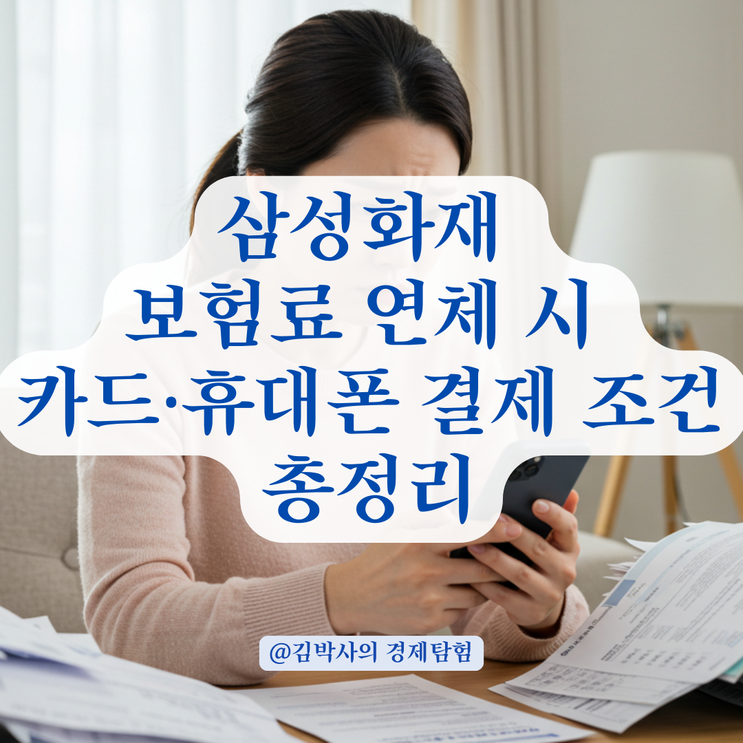 삼성화재 보험료 연체 시, 카드 결제 가능한 조건 알아보기