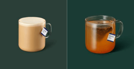 스타벅스 클래식 밀크 티, 자몽 허니 블랙 티