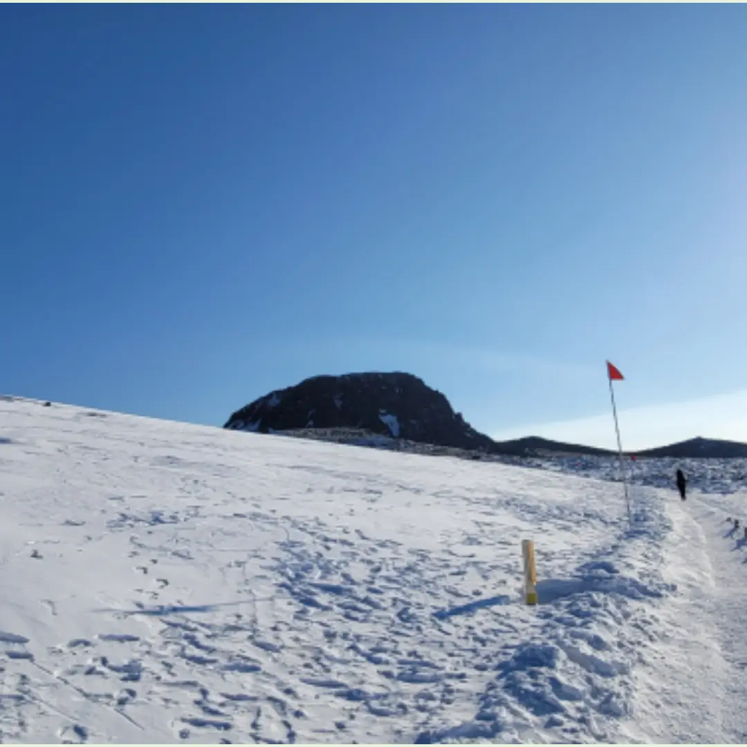 겨울의 한라산