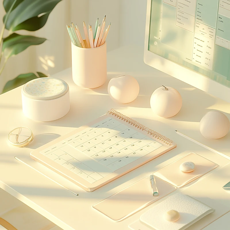 연금 ETF 나스닥100 적립일을 기록한 달력과 메모지. 자동매수, 정기적 적립식 투자, 연금 ETF 관리법, 투자 일정관리, 초보 투자자 실천 노하우가 자연스럽게 연결됨.