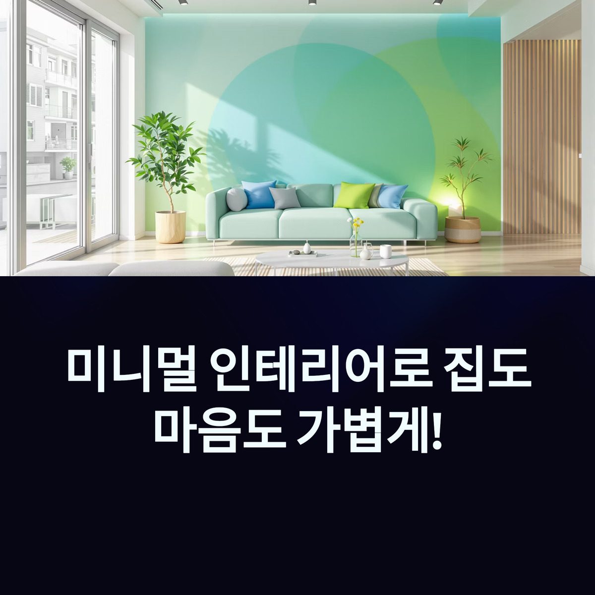 미니멀 인테리어로 집과 마음을 가볍게