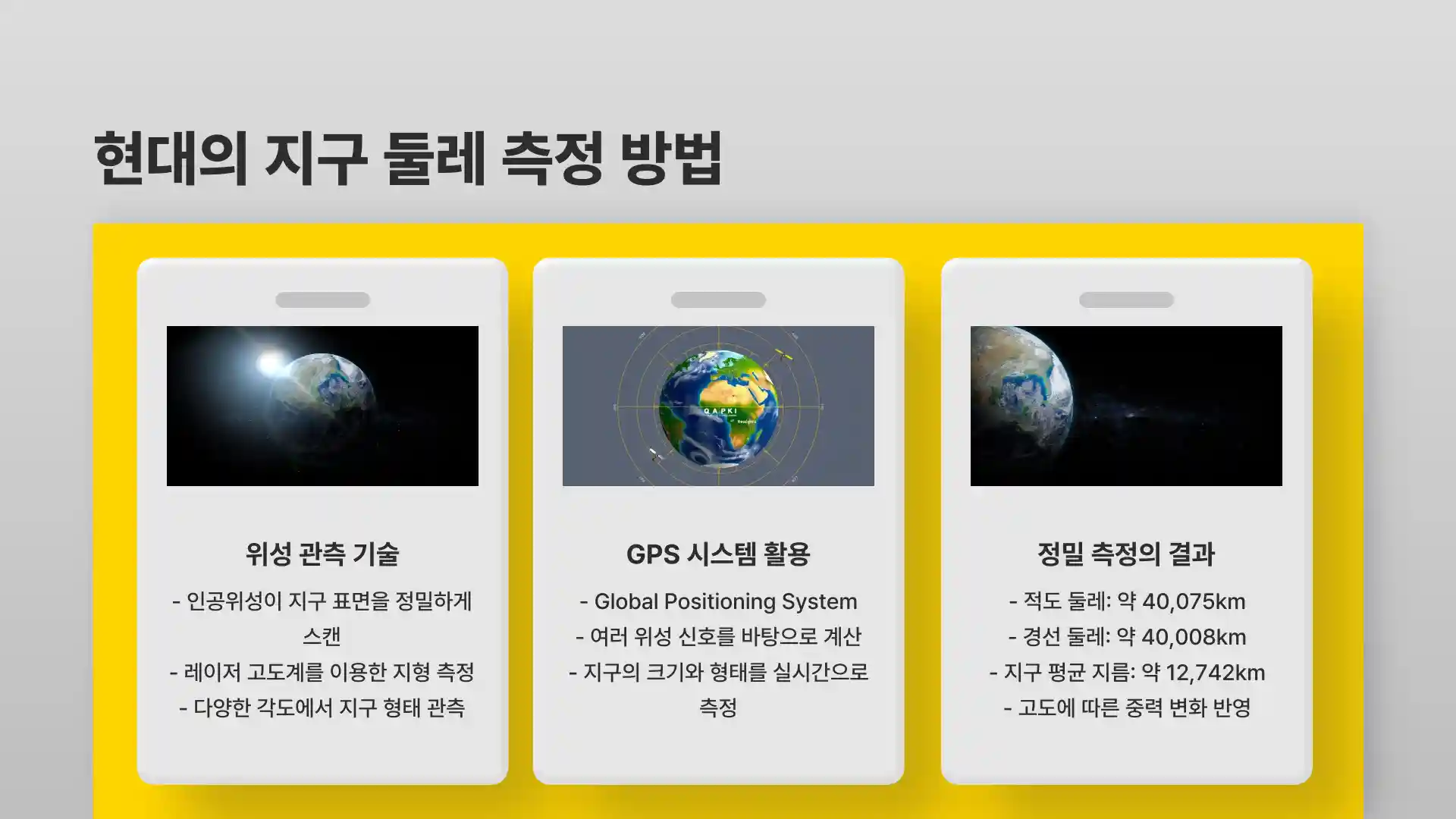 지구 한바퀴 거리 지구 한바퀴 둘레