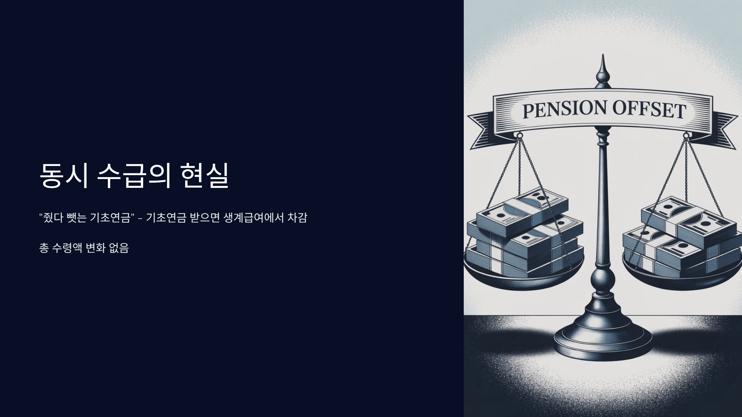 동시 수급 가능 여부와 현실