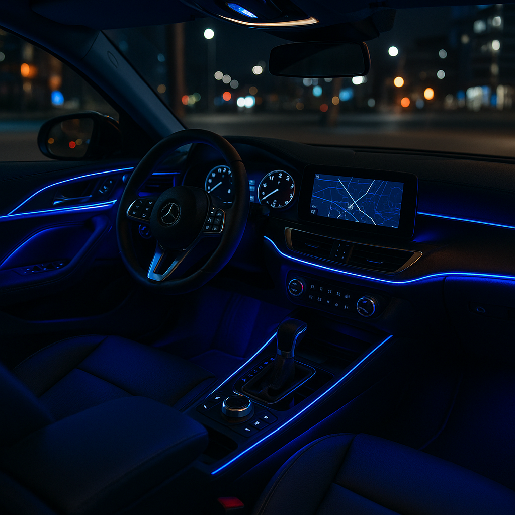 빛으로 감성을 입히다: 차량 내 조명 기술의 진화와 인테리어의 변화
