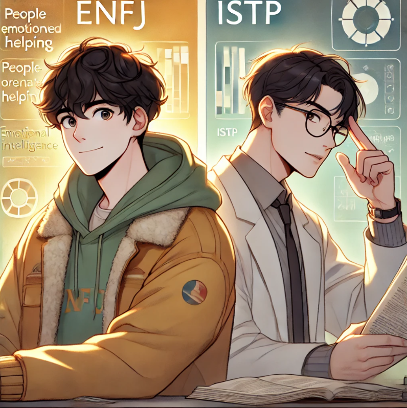 ENFJ유형 ISTP유형