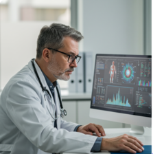 AI로 환자의 병을 진단하는 의사