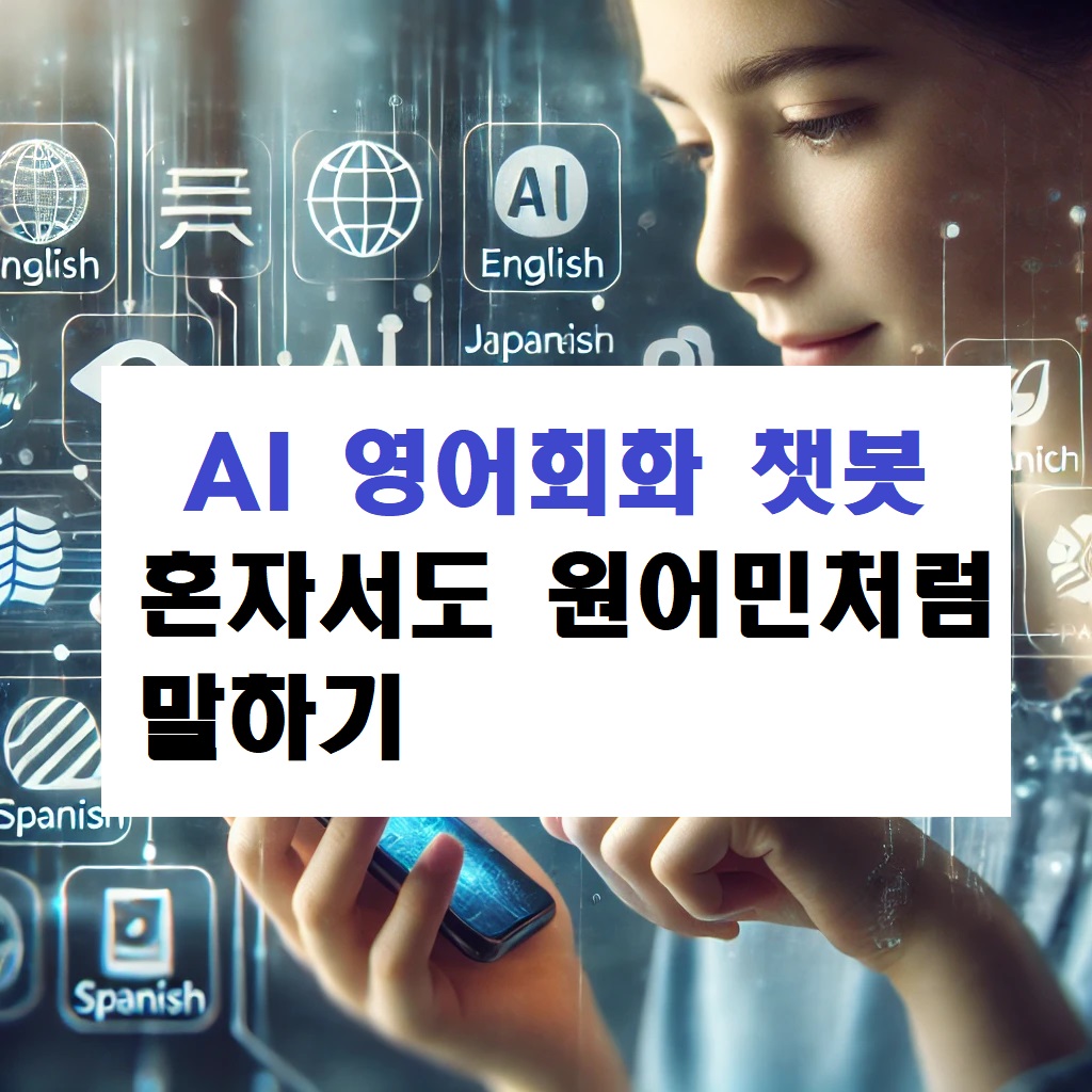 AI 영어회화 챗봇 추천! 혼자서도 원어민처럼 말하기